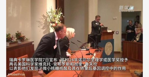 新华社快讯:瑞典卡罗琳医学院7日宣布,两名美国科学家获得2024年诺贝尔生理学或医学奖