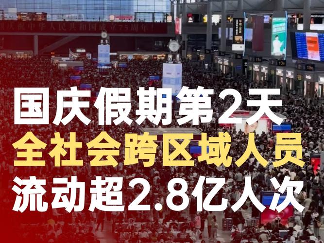 交通运输部:10 月 3 日全社会跨区域人员流动量超 2.8 亿人次