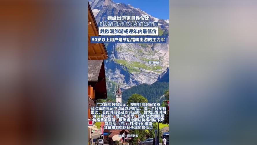 国庆假期后进入低价“捡漏”期:赴欧洲旅游或迎年内最低价