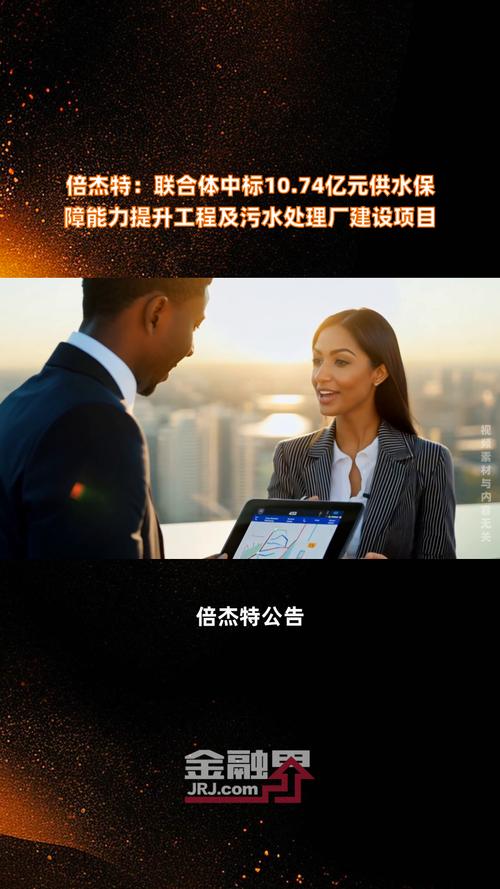倍杰特:联合体中标10.74亿元供水保障能力提升工程及污水处理厂建设项目