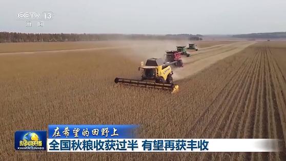 【在希望的田野上】全国秋粮收获过半 有望再获丰收