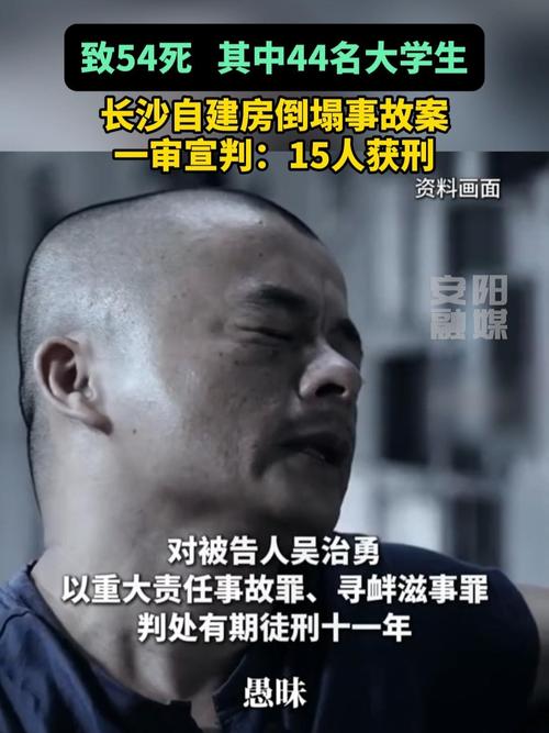 长沙自建房倒塌事故案一审宣判:15人获刑