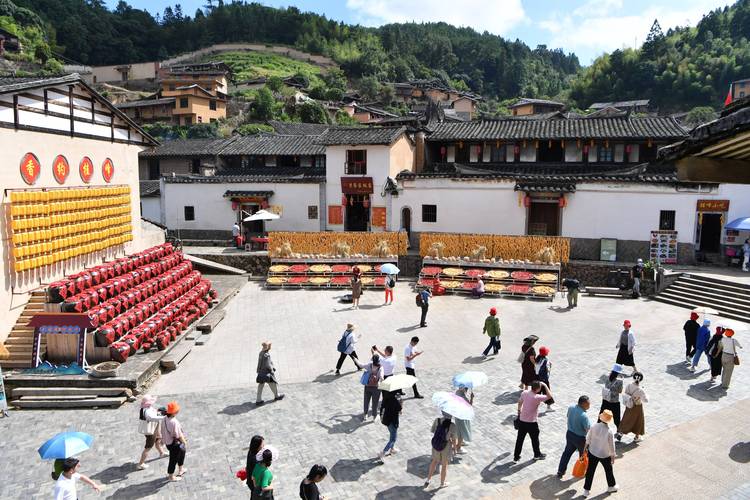 福建尤溪:古村晒秋美,文旅融合兴