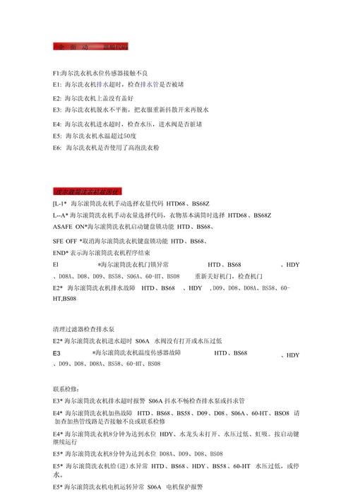 海尔电视故障代码200