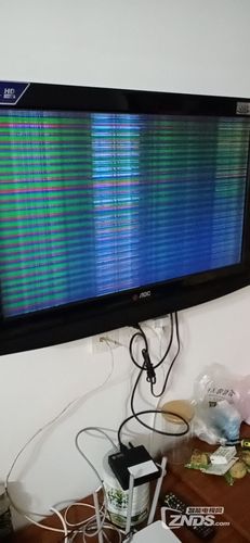 电视出现细彩条故障