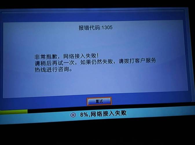 广电电视出现1001故障