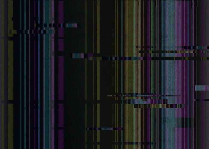 电视彩色条纹故障素材