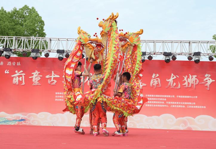 海内外22支队伍“汉水之滨”上演“龙狮争霸”_2
