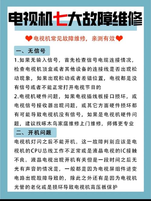 电视机咨询故障