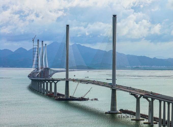 一桥飞架黄茅海!大湾区再添跨海大通道_1