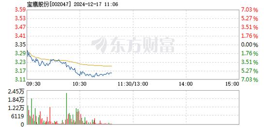 新研股份12月17日盘中跌幅达5%