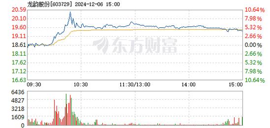 龙韵股份12月16日快速回调
