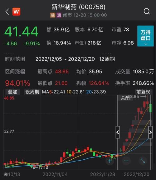 新华制药12月20日快速上涨