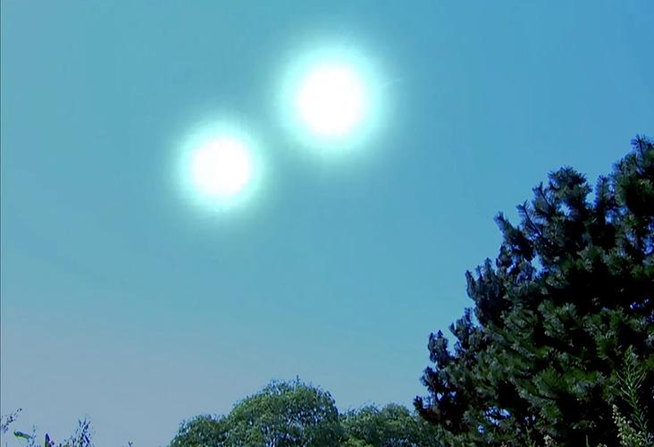 罕见!武汉上空出现“两个太阳”?