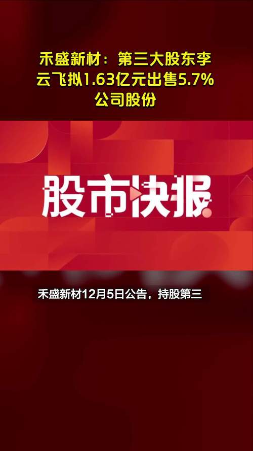禾盛新材1月6日快速上涨