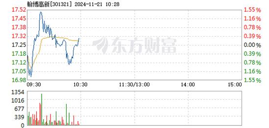 翰博高新1月3日快速反弹