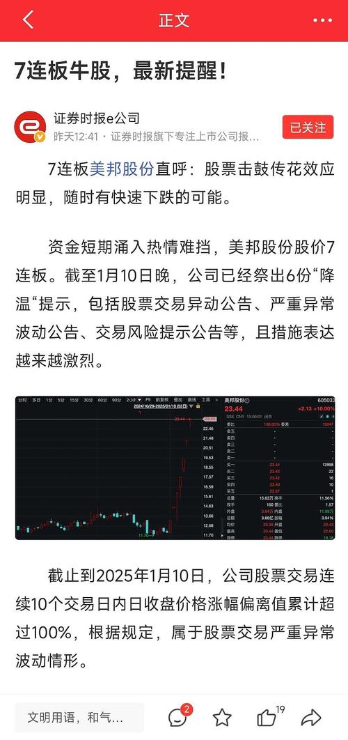 7连板妖股,突发公告!击鼓传花效应明显,股价后续怎么走?