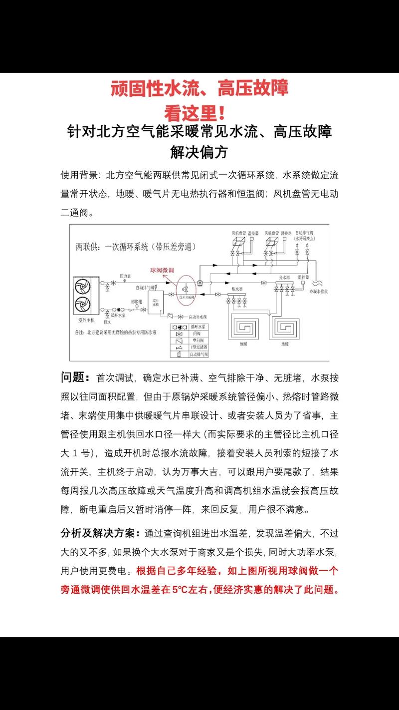 空气能测水流故障
