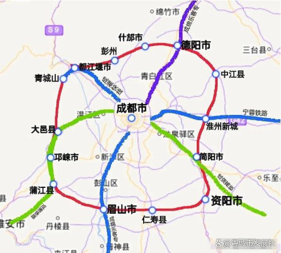 四川成都至眉山和德阳市域铁路建设迎新_1