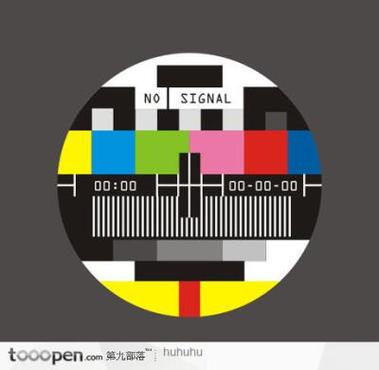 电视无信号故障素材
