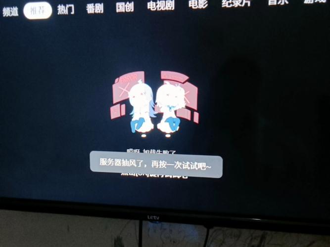 网络电视故障认证失败