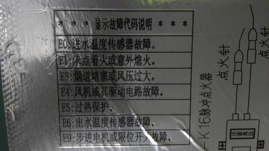 格瑞泰热水器故障码e4