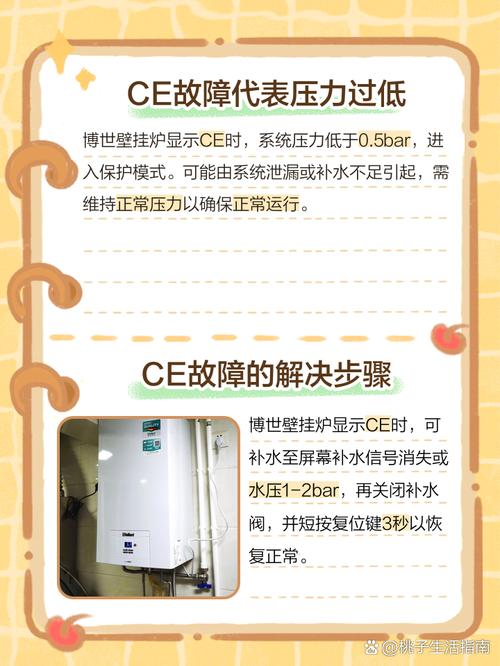 博世壁挂炉常见故障如何快速消除?