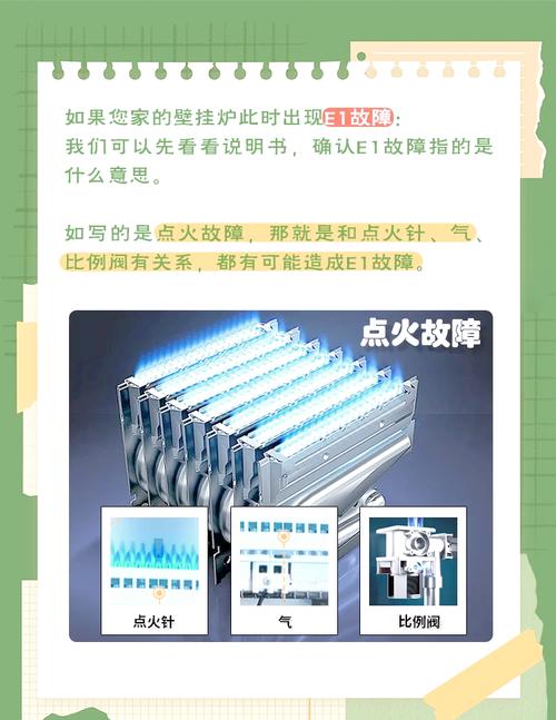 暖气壁挂炉点火故障