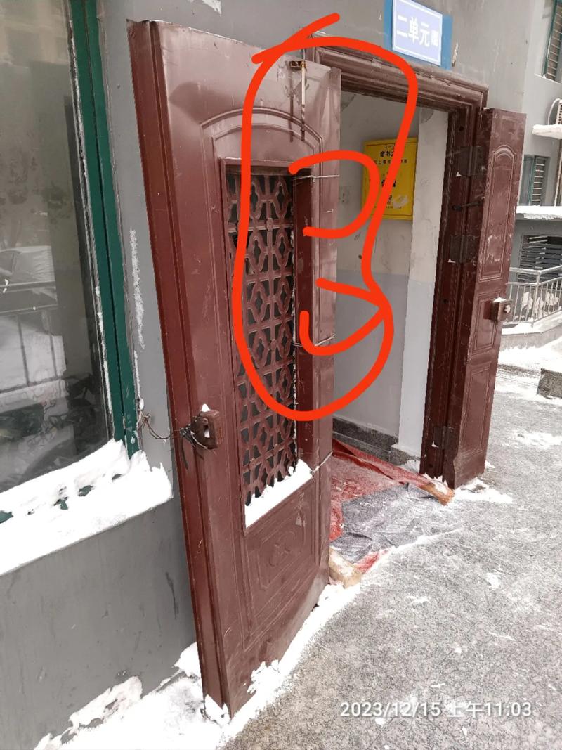楼阶防盗门故障