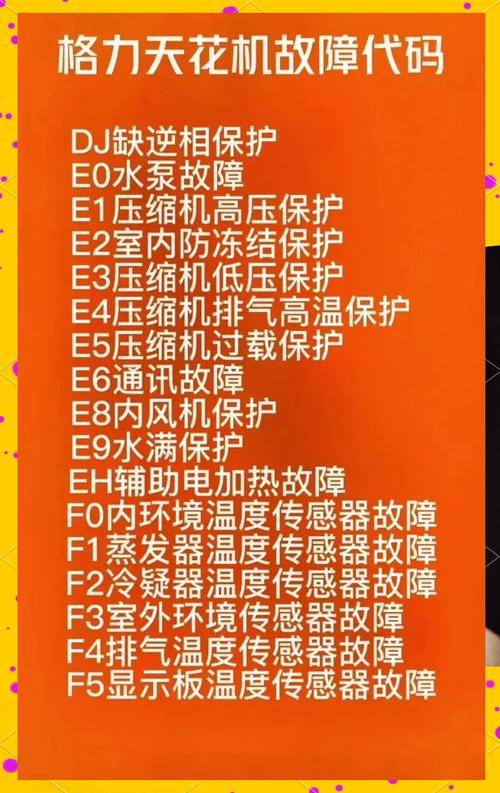 海贝空气能故障代码