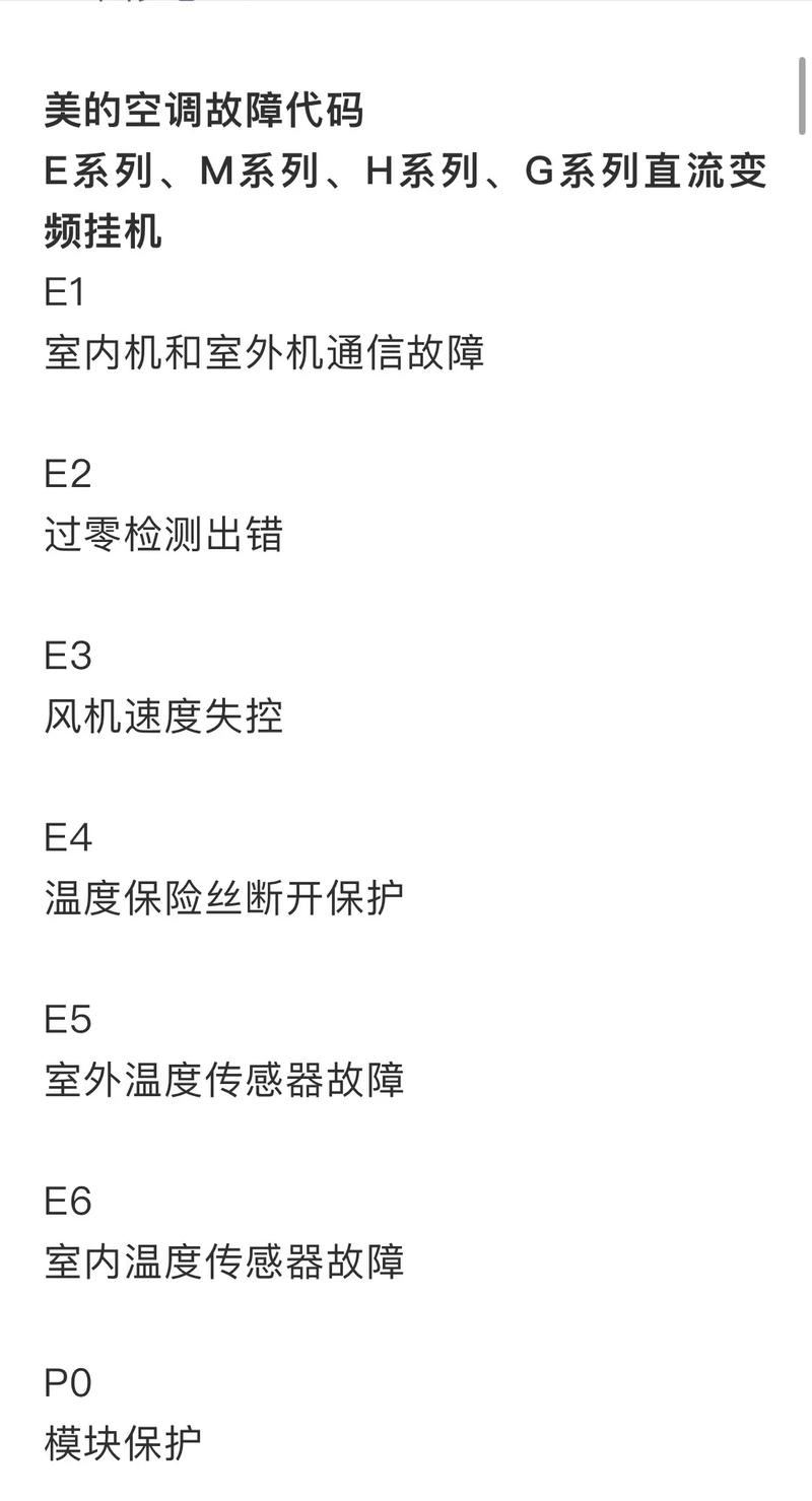 美的空气能故障EP,常见问题及解决方案?