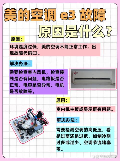 美的空气能风机故障