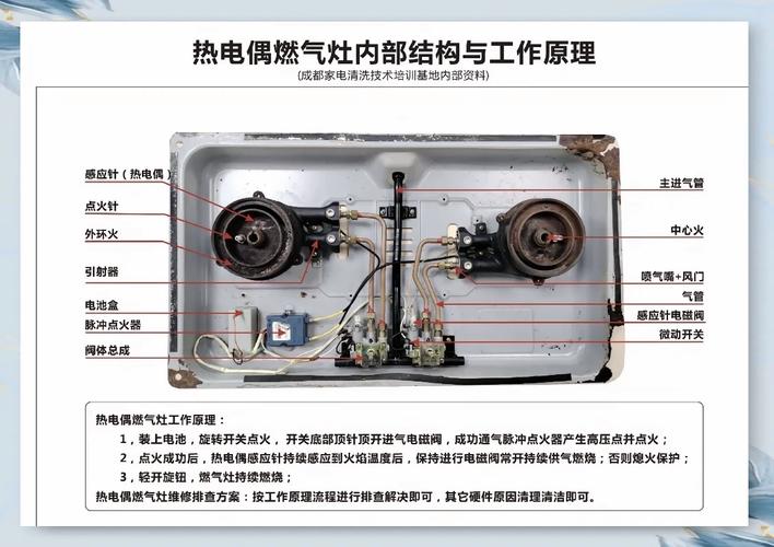 燃气灶故障方法图解