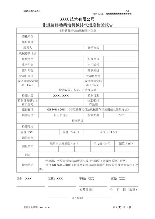 油烟机故障鉴定报告格式